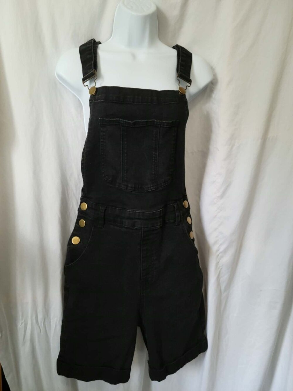 Black overalls